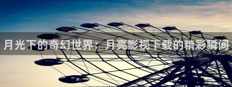斑马电影手机在全线观看：月光下的奇幻世界：月亮影视下载的精彩瞬间